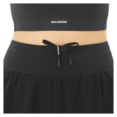Short Salomon Sense Aero Stow 4in Noir Femme