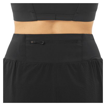 Short Salomon Sense Aero Stow 4in Noir Femme