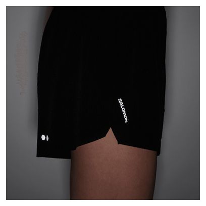 Short Salomon Sense Aero Stow 4in Noir Femme