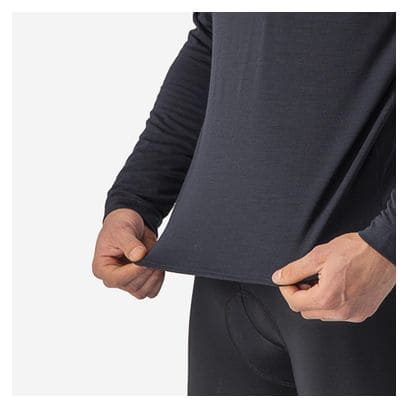 Castelli Unlimited Merino Long Sleeve Jersey Black/Gray