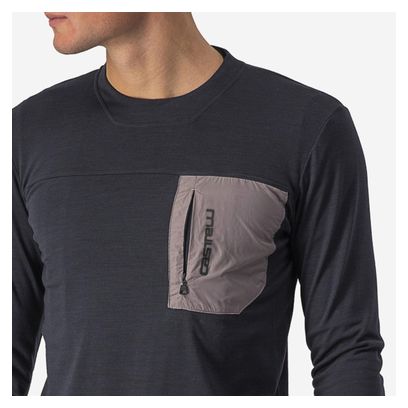 Castelli Unlimited Merino Long Sleeve Jersey Black/Gray