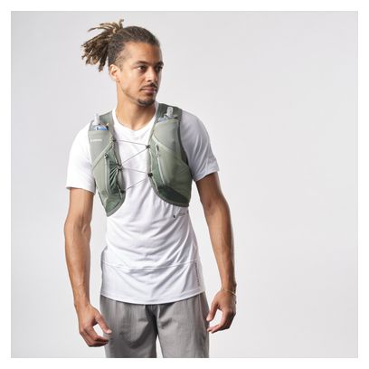 Salomon Active Skin 12-liter drinkrugzak, kaki T.M. - Gereviseerd product