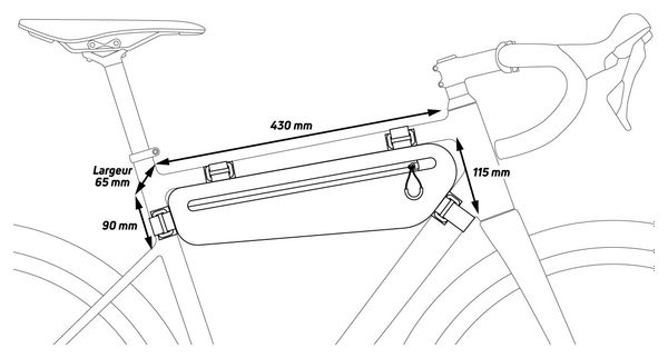 Zefal Z Adventure C3 Frametas Zwart