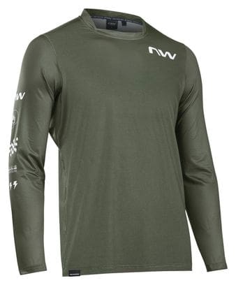 Northwave Bomb Long Sleeve Jersey Green