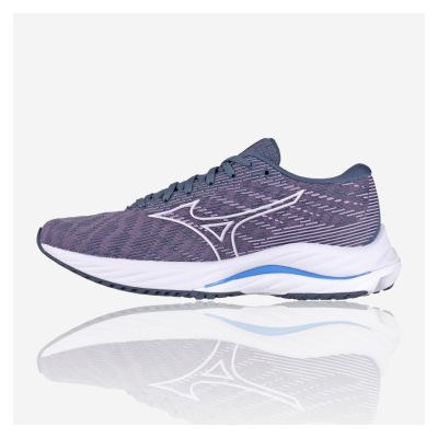 Mizuno Wave Rider 26 Damen Laufschuhe Violett 