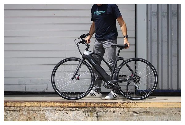 Vélo électrique Vadrouilleur 21.1 - Full carbone - Autonomie 100Km - Noir
