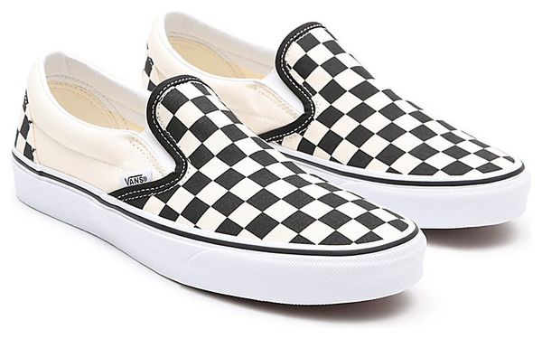 Chaussures Vans Classic Slip-On Checkboard Noir / Blanc