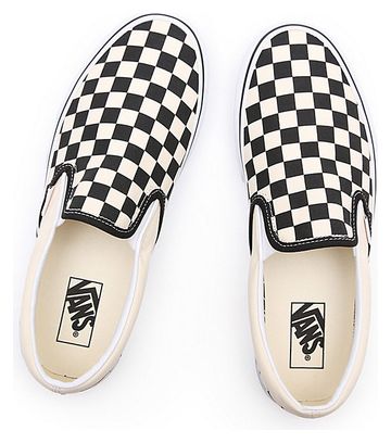Chaussures Vans Classic Slip-On Checkboard Noir / Blanc