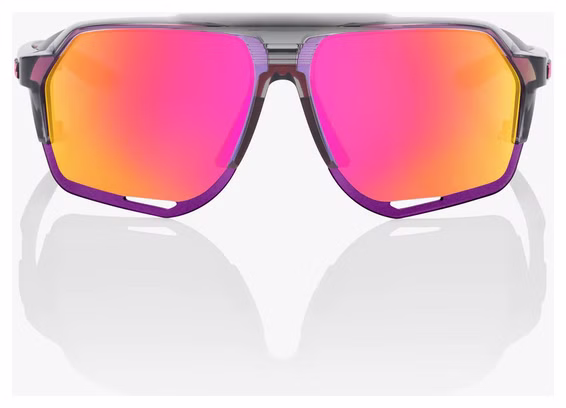 100% Norvik-Brille Grau - Purple Multilayer Mirror Lens