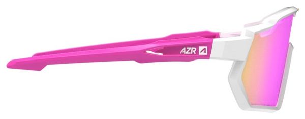 AZR Pro Race RX Child Goggles White/Pink