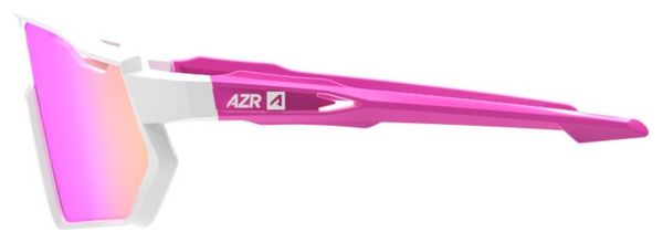 AZR Pro Race RX Child Goggles White/Pink