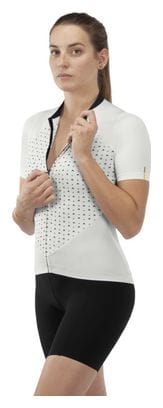 Maillot Manches Courtes Mavic Sequence Femme Blanc XS