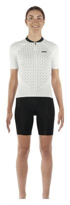 Maillot Manches Courtes Mavic Sequence Femme Blanc XS