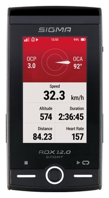 Producto Reacondicionado - Sigma ROX 12.0 SPORT Set Medidor GPS - Gris