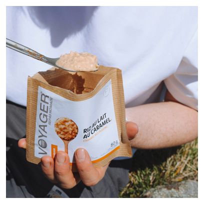 Comida liofilizada Voyager - Arroz con leche y caramelo - 80 g