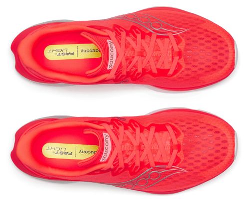 Saucony Kinvara 16 Red Men's Running Shoes