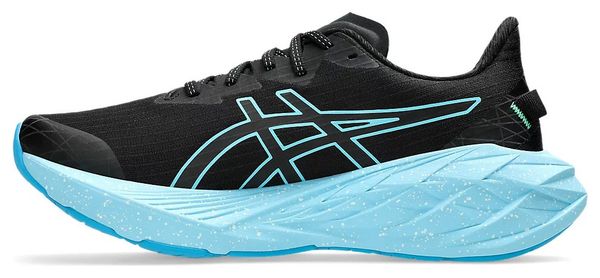 Asics Novablast 4 Lite-Show Running Shoes, Black/Blue/Green, Men's