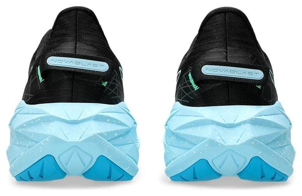 Asics Novablast 4 Lite-Show Running Shoes, Black/Blue/Green, Men's