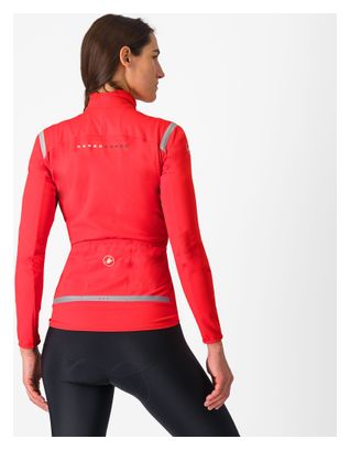 Langärmelige Jacke Women Castelli Perfetto Ros 2 Rot