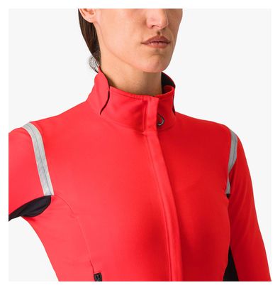 Castelli Perfetto Ros 2 Rood Damesjack met lange mouwen