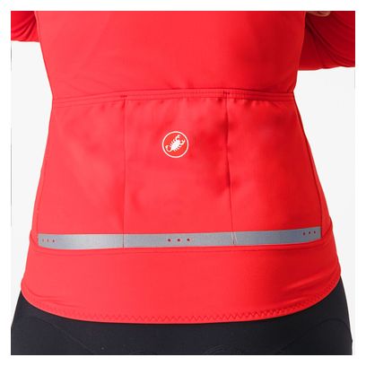 Castelli Perfetto Ros 2 Rood Damesjack met lange mouwen