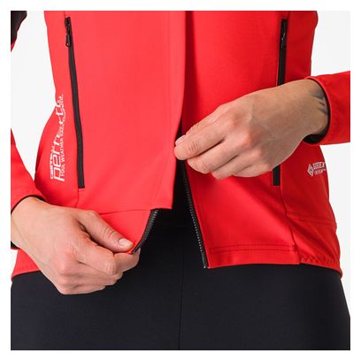 Castelli Perfetto Ros 2 Rood Damesjack met lange mouwen