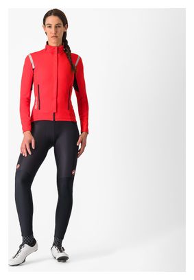 Castelli Perfetto Ros 2 Rood Damesjack met lange mouwen