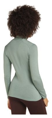 Icebreaker Women's 1/2 Zip Merino 260 Tech Green Baselayer