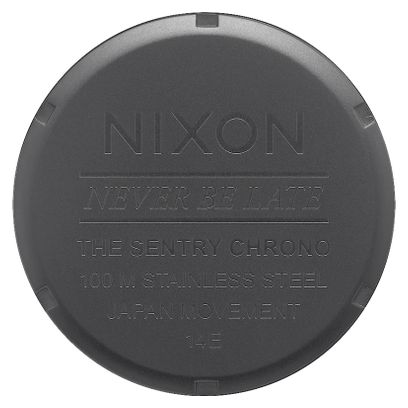 NIXON Sentry Chrono Geheel Gunmetal horloge