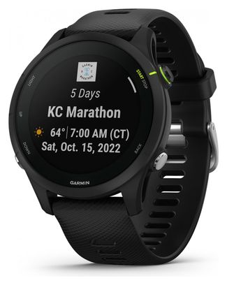 Garmin Forerunner 255 Music Sport Watch Zwart