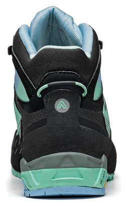 Zapatillas de aproximación para mujer Asolo Eldo Mid Gv Verde/Azul