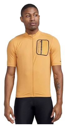 Craft Adv Gravel Orange Sable Korte Mouw Trui