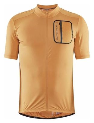 Craft Adv Gravel Orange Sable Korte Mouw Trui