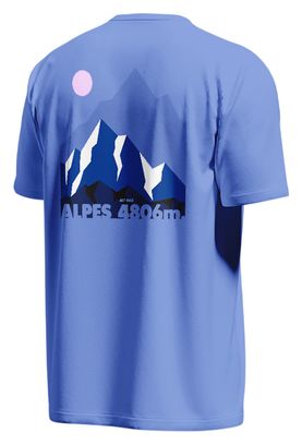 BV Sport Lyocell Alpes Trek Summit Short-Sleeve Jersey, Blue, Unisex