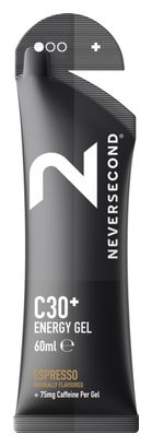Neversecond C30+ Energy Gel Espresso (met Cafeïne) 60ml