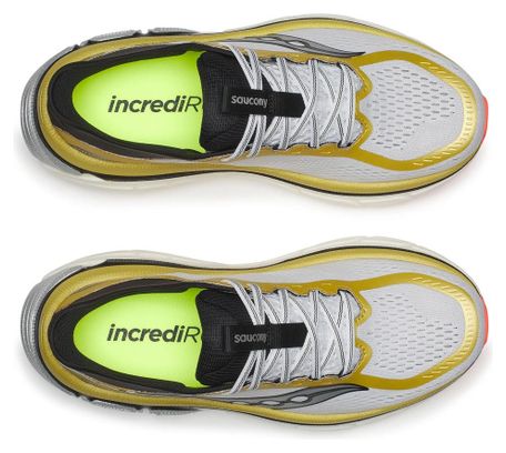 Saucony Paramount Max hardloopschoenen wit/goud voor heren
