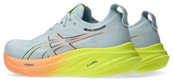 Asics Gel-Nimbus 26 Laufschuhe Paris Blau/Orange/Gelb Herren