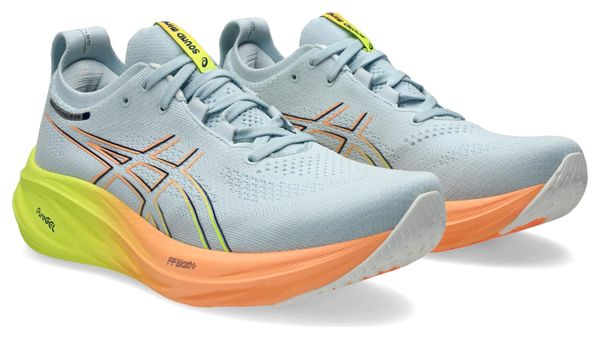 Chaussures Running Asics Gel-Nimbus 26 Paris Bleu Orange Jaune Homme