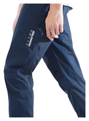 Pantalon imperméable Salomon S/LAB Ultra Hybrid Bleu