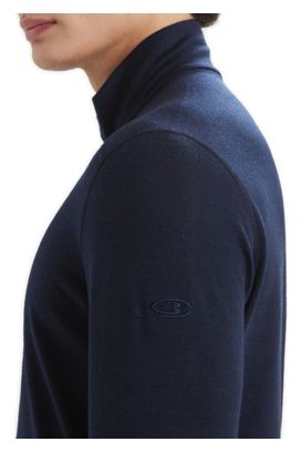 Baselayer Icebreaker 1/2 Zip Merino 200 Oasis Bleu