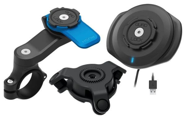 Quad Lock Handlebar Support Pack + Vibration Dampener + USB Wireless Charger