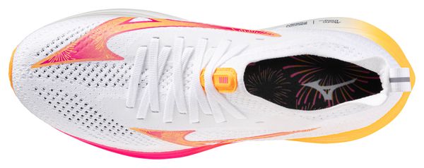Mizuno Neo Zen Laufschuh Weiß/Pink/Orange Unisex