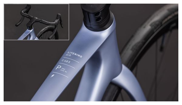 Cube Litening Air C:68X Pro Bicicleta Carretera Sram Force AXS 12S 700 mm Skyscraper Gris 2026