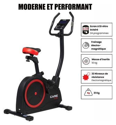 Vélo d'appartement - CARE - CV-385 - Ergomètre et connecté