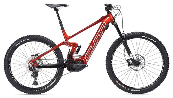 VTT Électrique Tout-Suspendu Sunn Kern EL S1 Shimano Deore 12V 630 Wh 29''/27.5'' Rouge