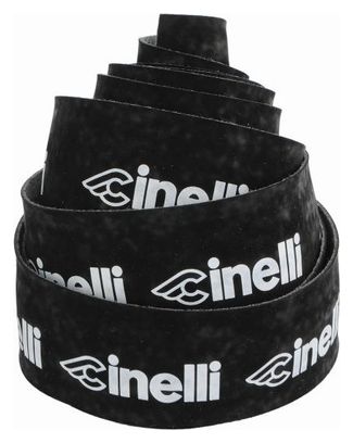 Cinelli Logo Velvet Bar Tape Black / White