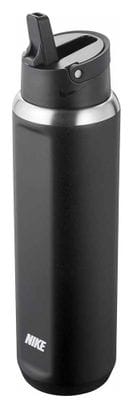Nike Recharge Straw 700ml Black Insulated Bottle
