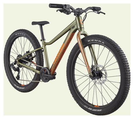 VTT Rigide Enfant Cannondale Trail Plus 24'' Microshift 8V Vert Mantis