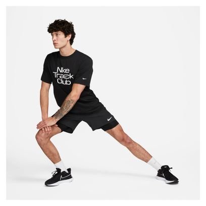 Nike Dri-Fit Track Club T-Shirt Schwarz