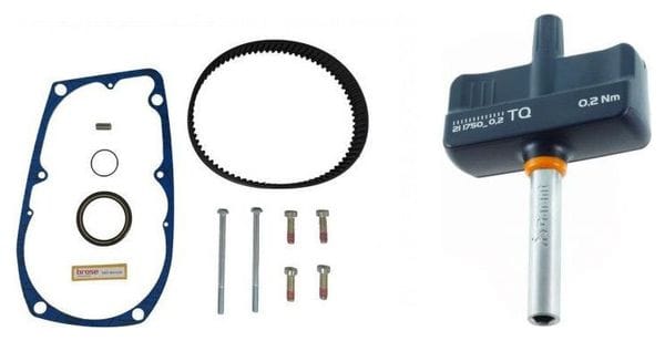 Brose - Pack Service kit pour moteur alu ( Courroie) + Clé Dynamométrique 0.2 NM